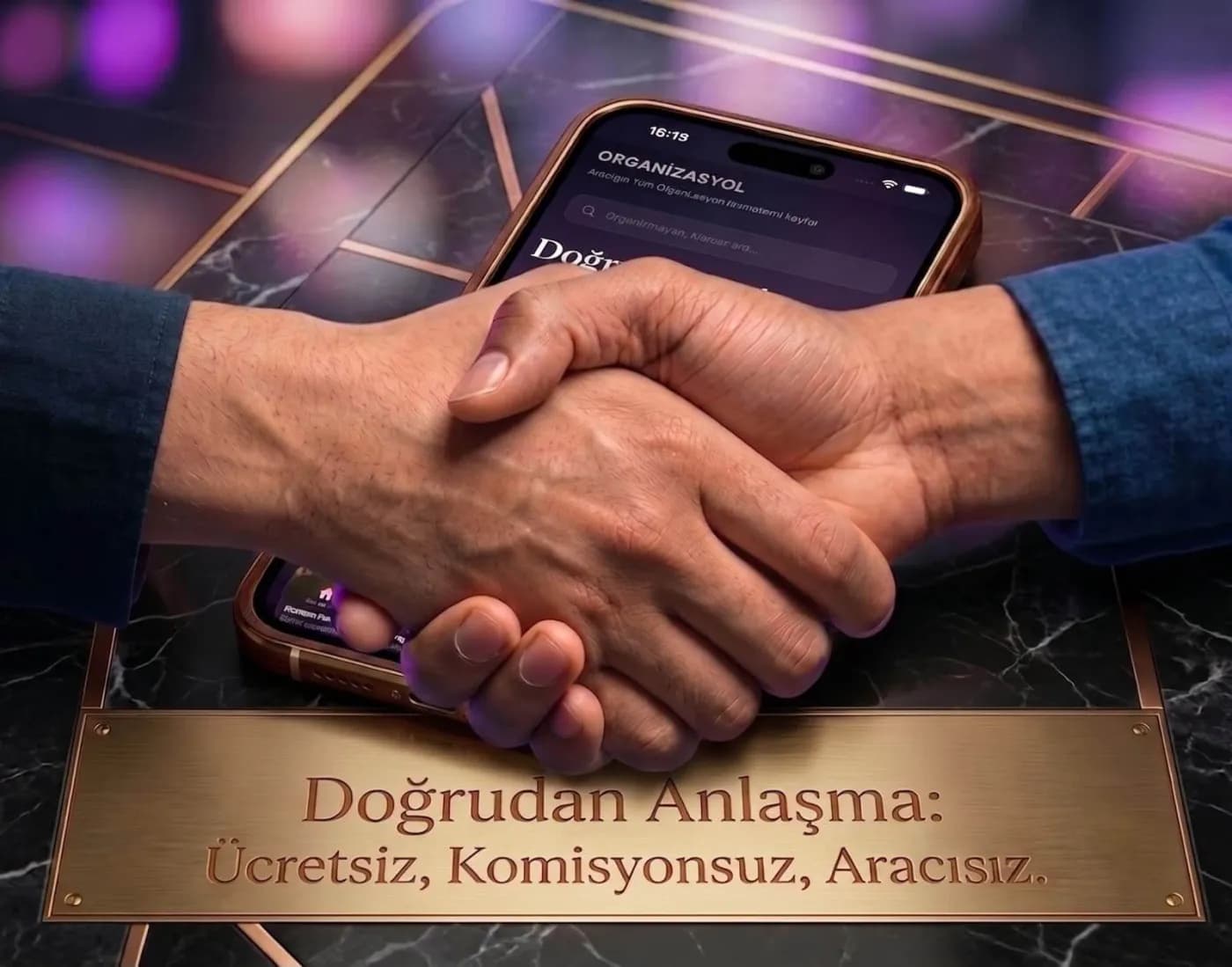 Aracısız, komisyonsuz ve ücretsiz kullanım